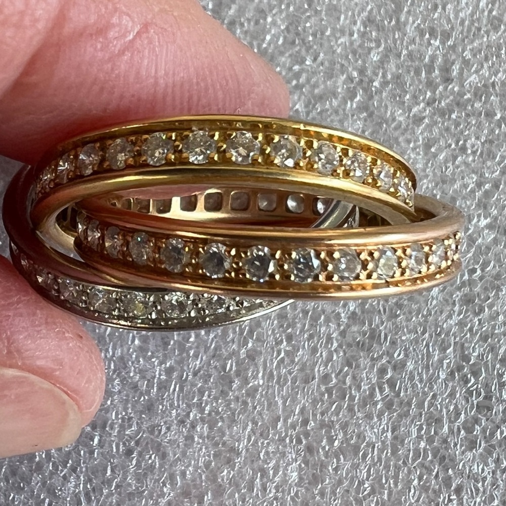 Cartier Diamond Trinity Ring - Picture 4 of 15